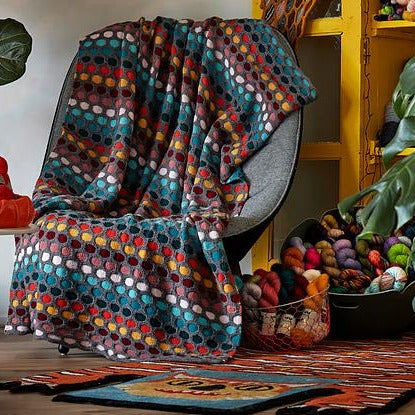 Westknits Patterns PAINTING HONEYCOMBS BLANKET PATTERN Westknits Pattern