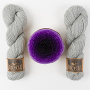 Bilum PEBBLE IBOLYA Merino wool Fingering Quick Kits