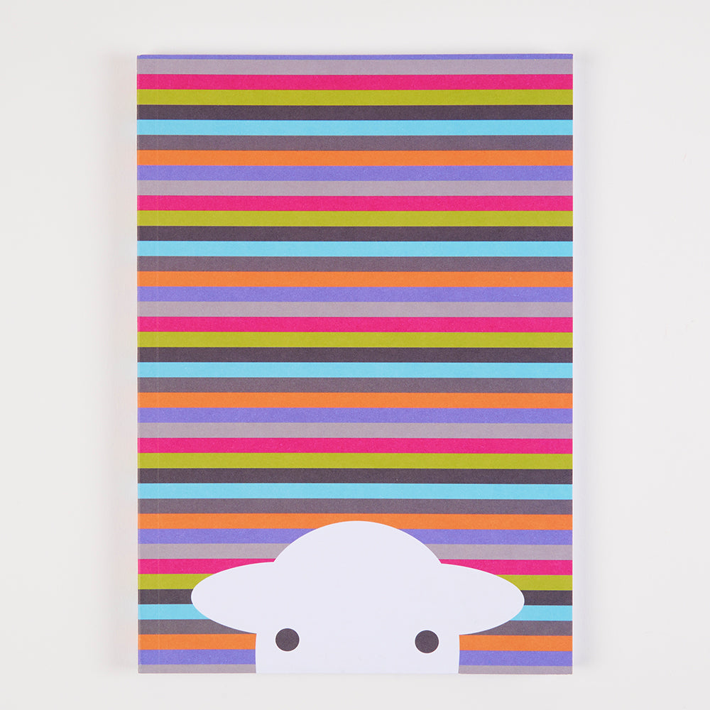 Peep Stripe A5 Notebook