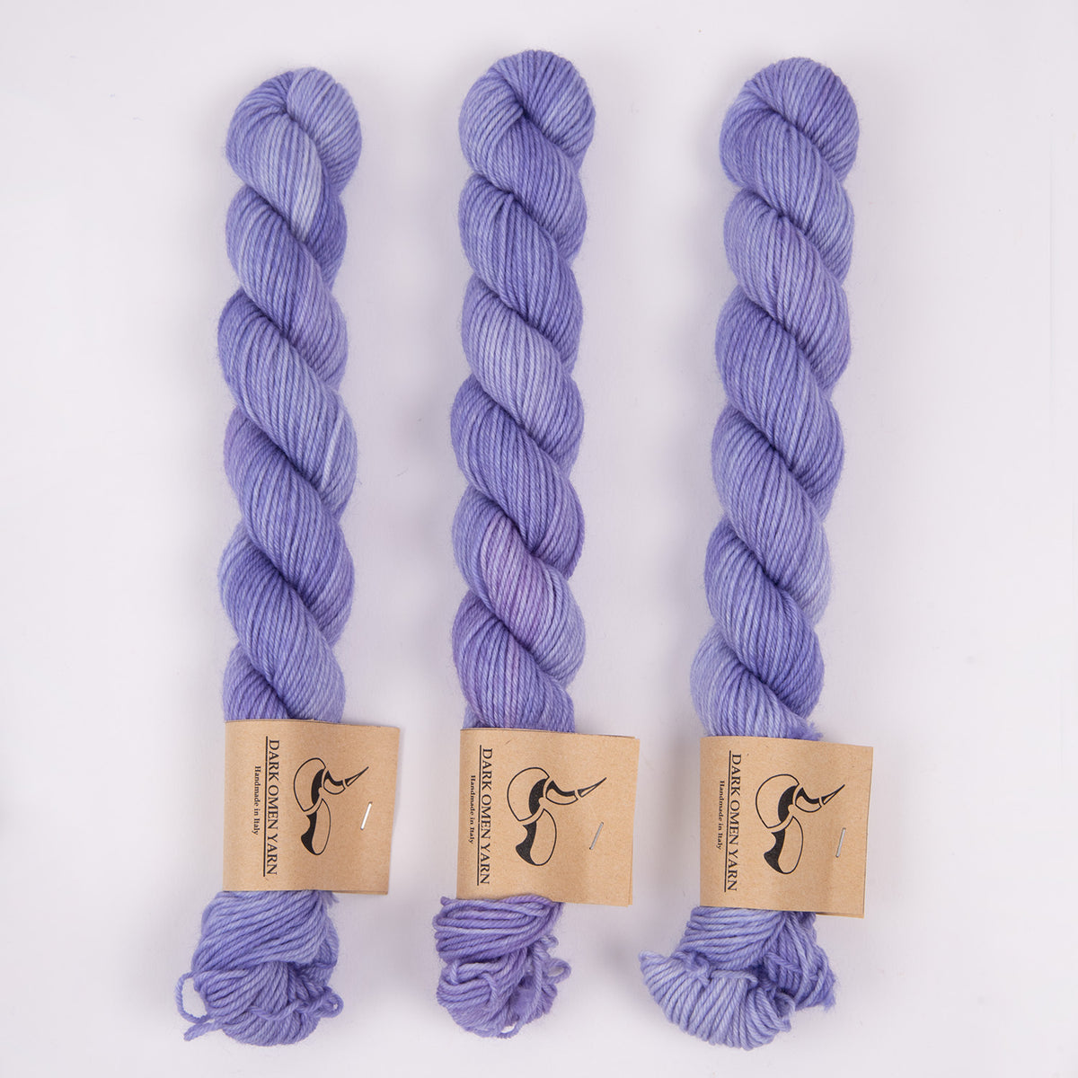 Dark Omen Yarn MERINO SOCK MINI - PERVINCA Merino wool Nylon Fingering Yarn