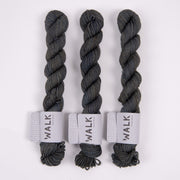 WALK Collection TOUGH SOCK MINI - PETROLEUM Merino wool Nylon Fingering grey Yarn