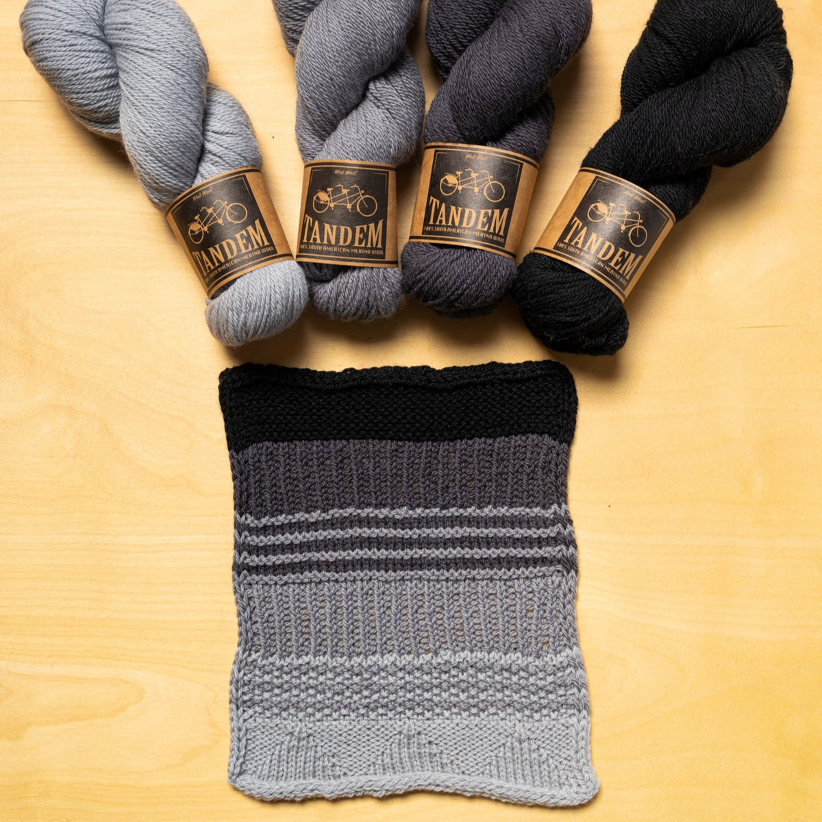 WESTKNITS KIT - GREY MARINIÈRE