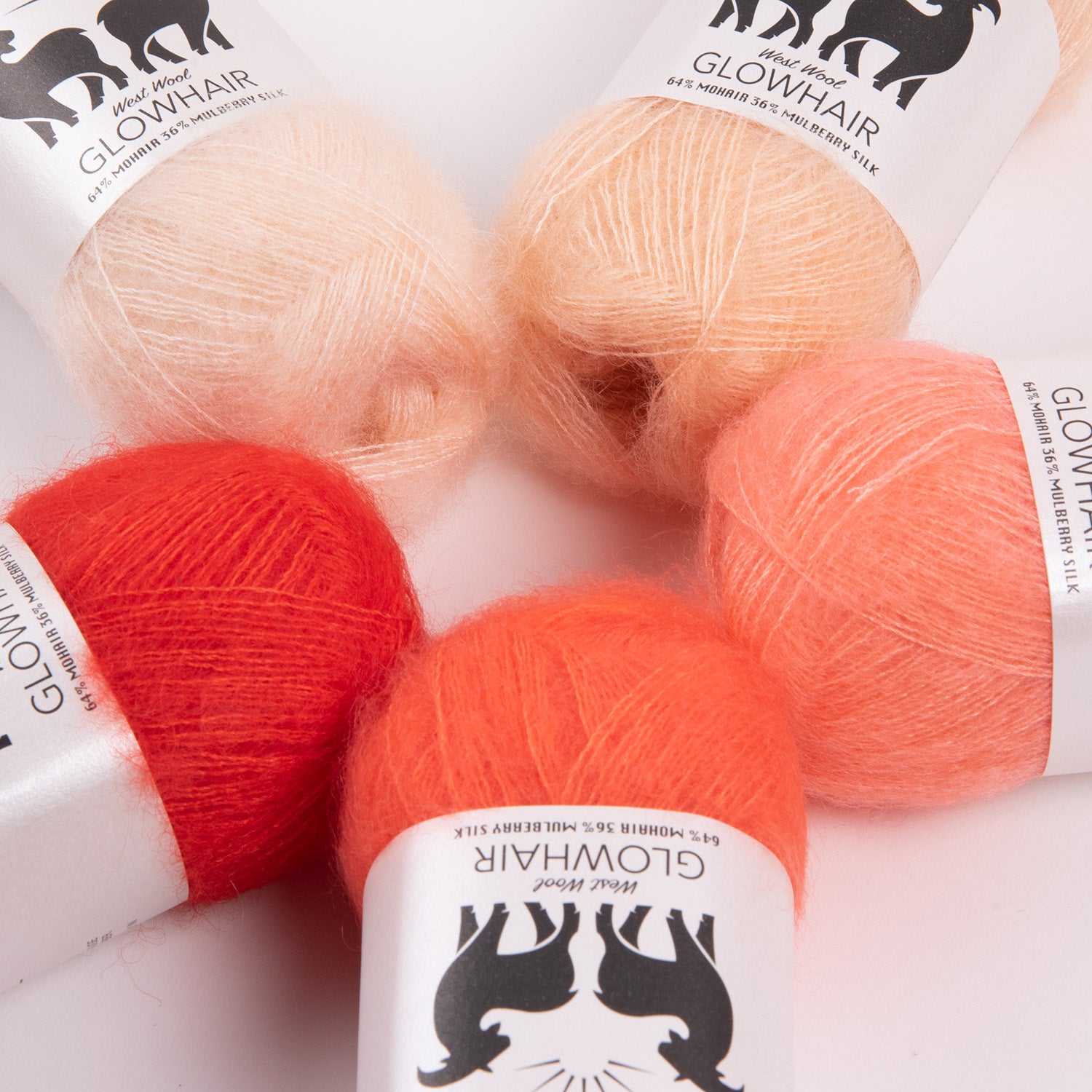 MOHAIR MIX - PINK FEATHERS