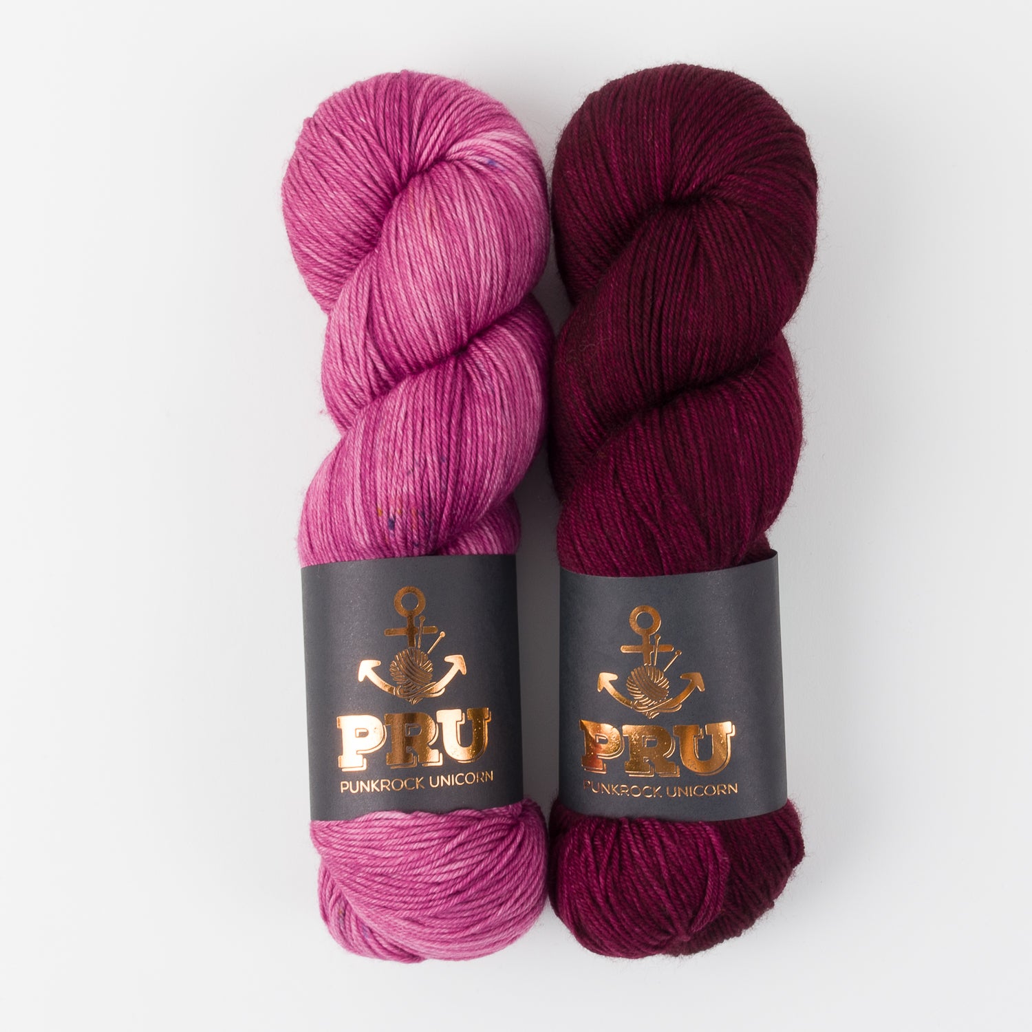 Punk Rock Unicorn PINK PUNSCH Merino wool Nylon Fingering Quick Kits