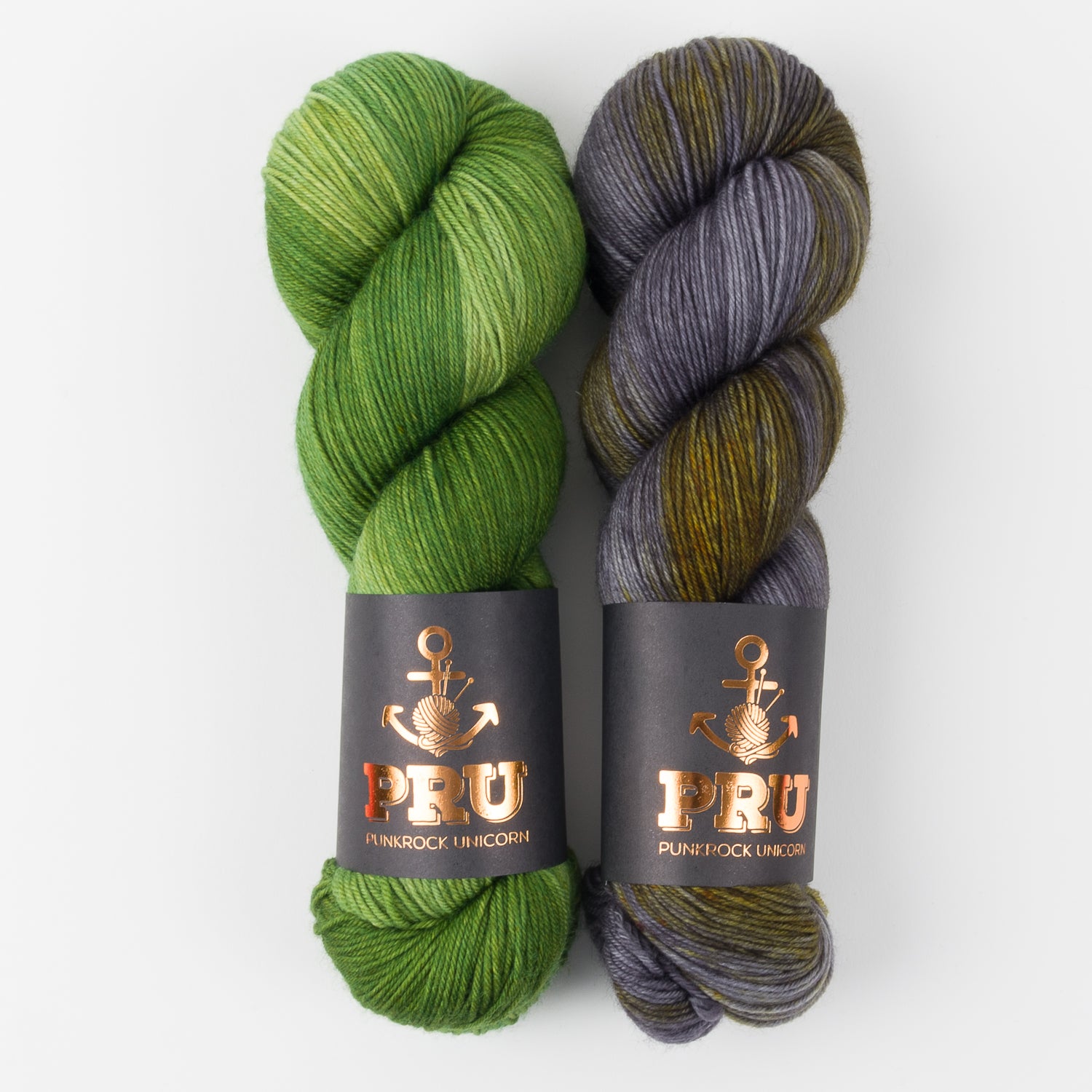 Punk Rock Unicorn PLANTS AND ROCKS Merino wool Nylon Fingering Quick Kits