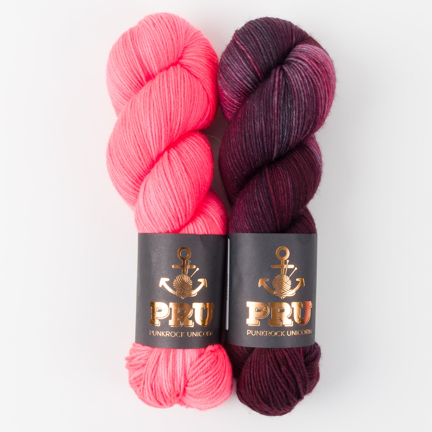 Punk Rock Unicorn POPPING OX Merino wool Nylon Fingering Quick Kits