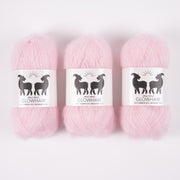 West Wool GLOWHAIR - POWDER Mohair Silk Lace pink Yarn