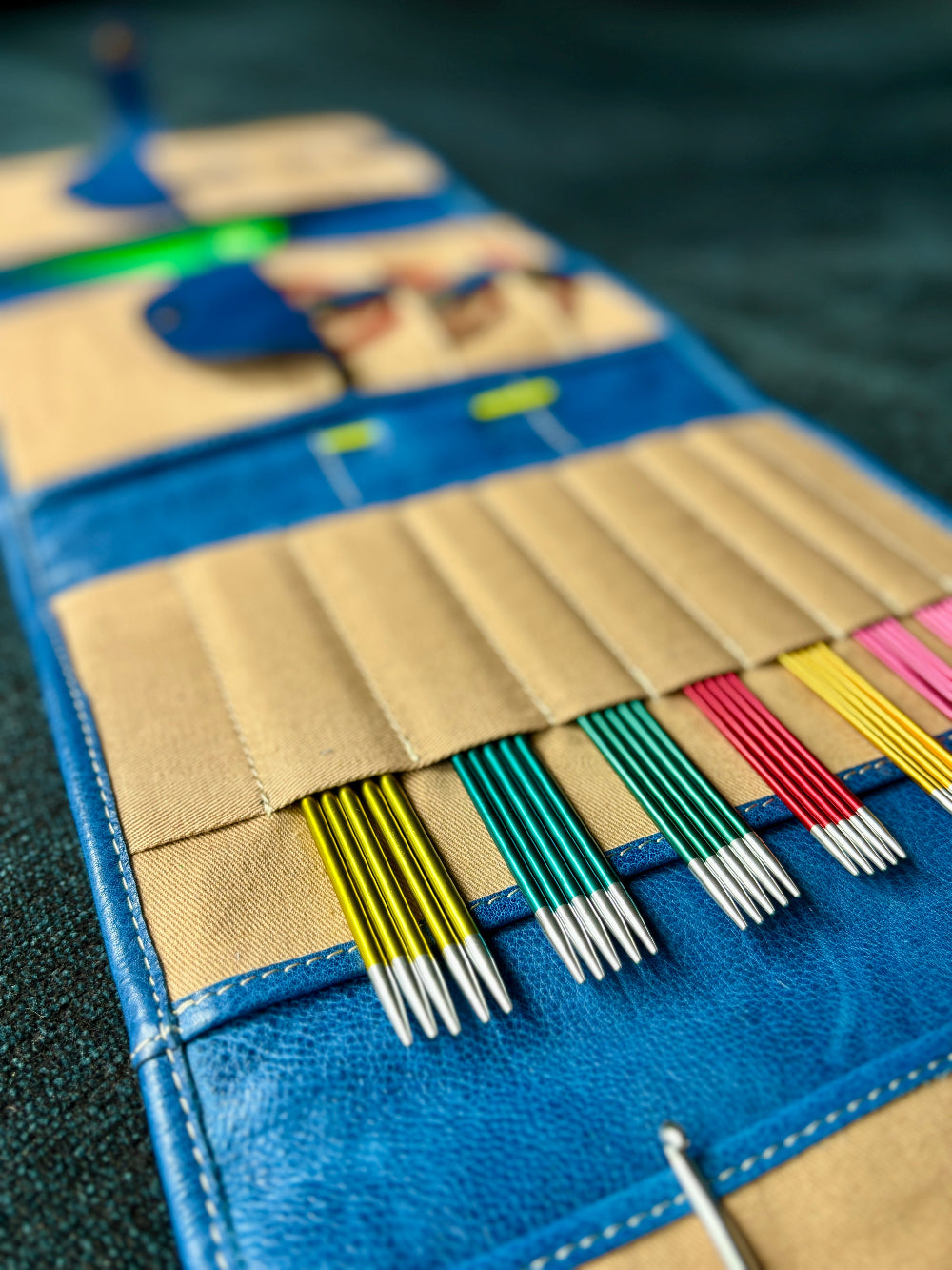 PROJECT 14 - DENIM BLUE - LARGE NEEDLE CASE