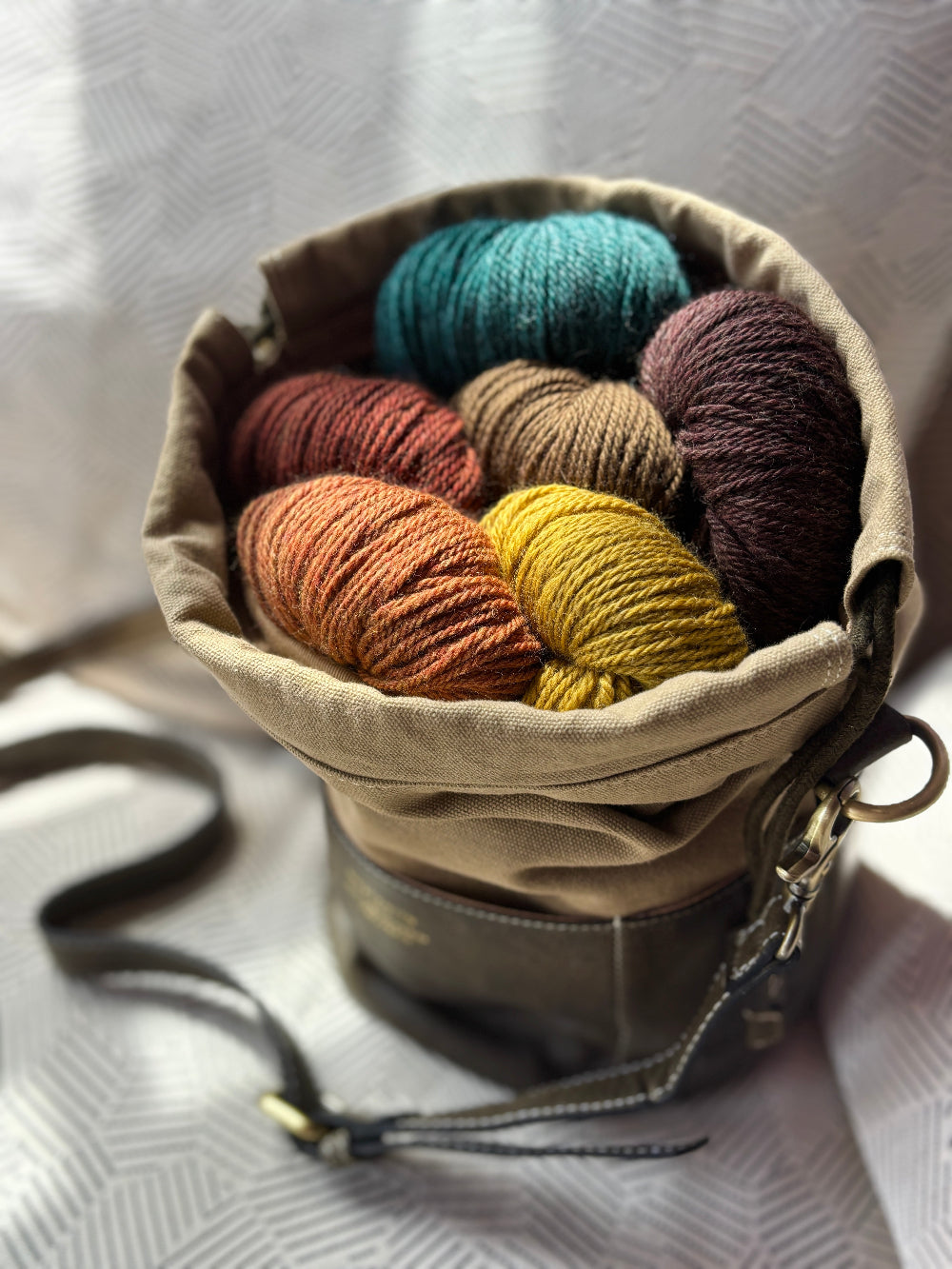 PROJECT 61 - DARK GREEN - DRAWSTRING PROJECT ORGANISER