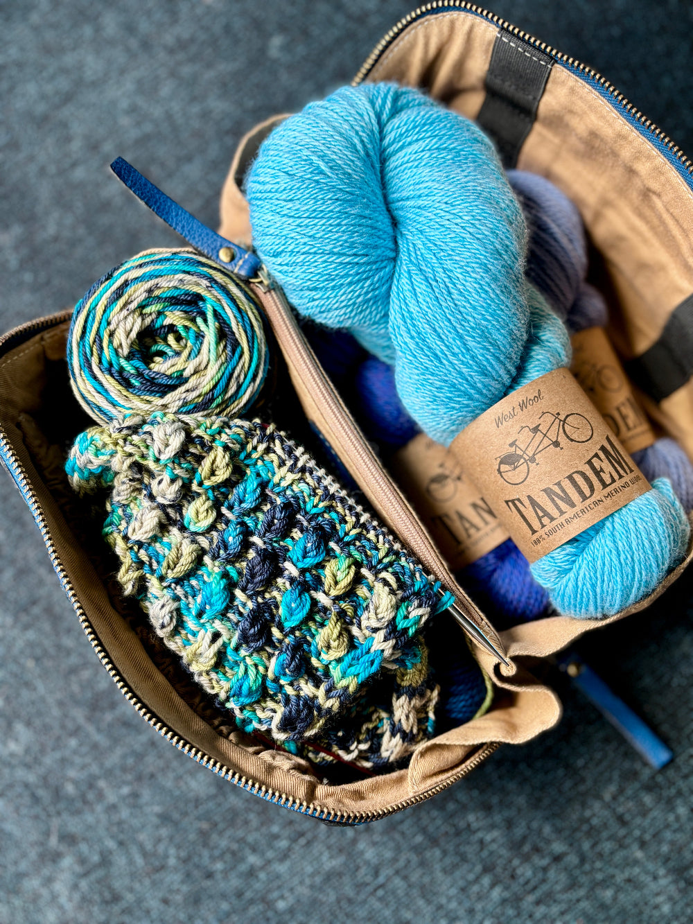 PROJECT 9 - DENIM BLUE - SMALL PROJECT ORGANISER