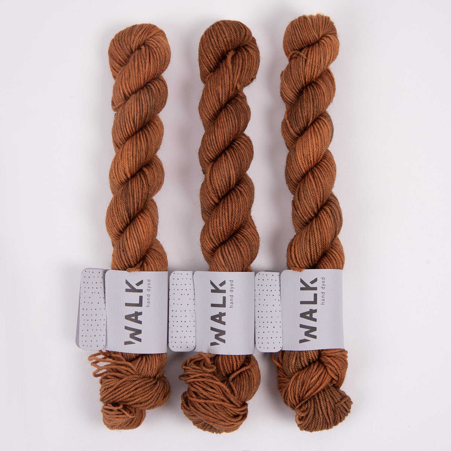 WALK Collection TOUGH SOCK MINI - PROPOLIS Merino wool Nylon Fingering brown Yarn