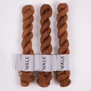 WALK Collection TOUGH SOCK MINI - PROPOLIS Merino wool Nylon Fingering brown Yarn