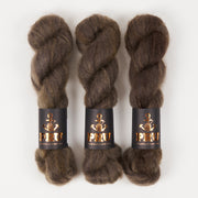 Punk Rock Unicorn MOE - BLACK GOLD Kid Mohair Silk Lace brown Yarn