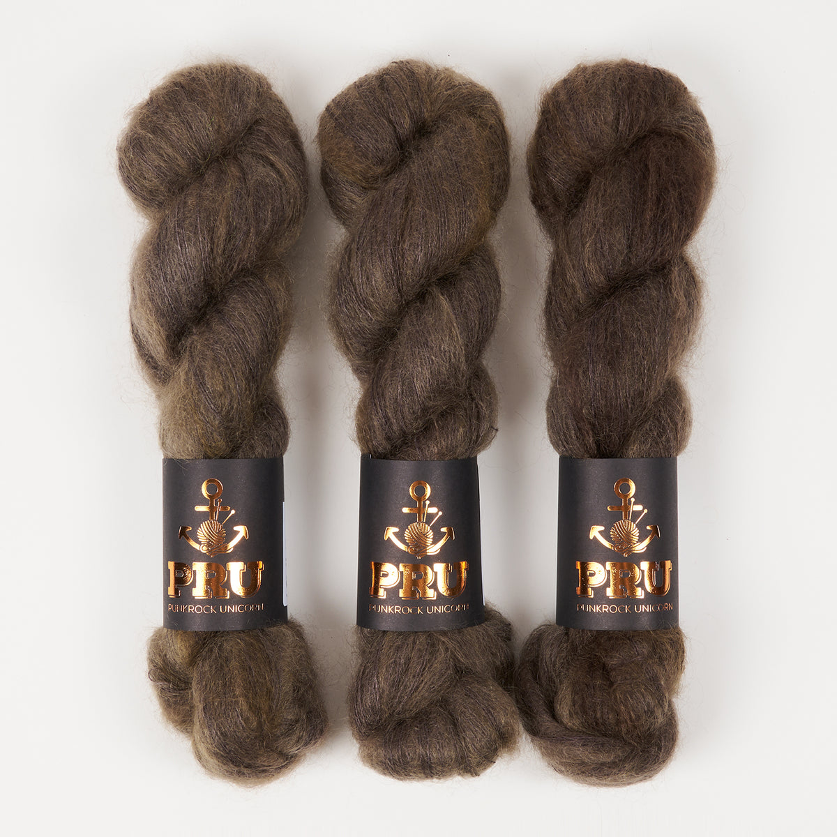 Punk Rock Unicorn MOE - BLACK GOLD Kid Mohair Silk Lace brown Yarn