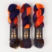 Punk Rock Unicorn MOE - BONFIRE Kid Mohair Silk Lace multicolour Yarn