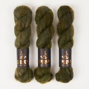 Punk Rock Unicorn MOE - BOTTLE GREEN Kid Mohair Silk Lace green Yarn
