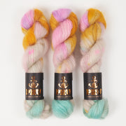 Punk Rock Unicorn MOE - FESTIVAL Kid Mohair Silk Lace multicolour pink turquoise Yarn