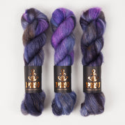 Punk Rock Unicorn MOE - FLYING Kid Mohair Silk Lace purple Yarn