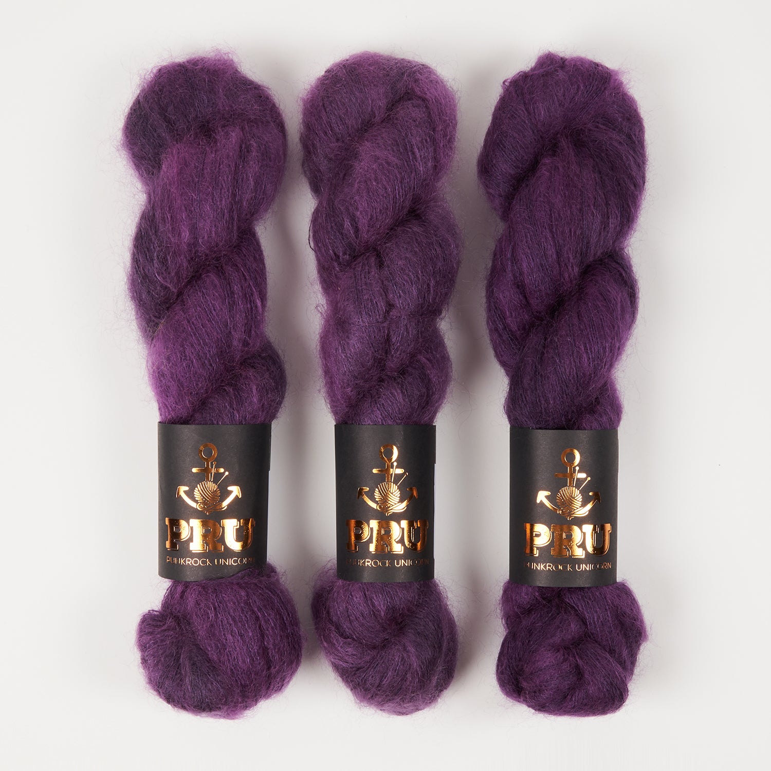 Punk Rock Unicorn MOE - GRAYPE Kid Mohair Silk Lace purple Yarn