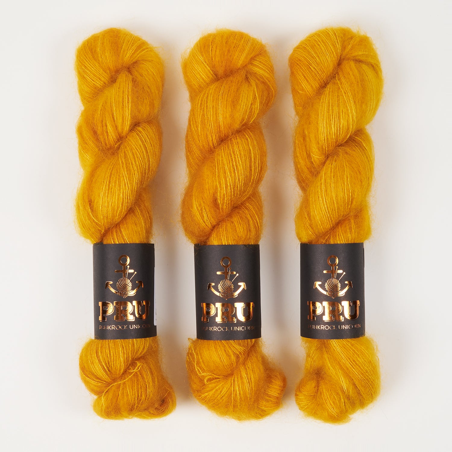 Punk Rock Unicorn MOE - HONIG Kid Mohair Silk Lace yellow Yarn