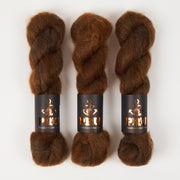 Punk Rock Unicorn MOE - LEATHER Kid Mohair Silk Lace brown Yarn