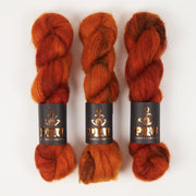 Punk Rock Unicorn MOE - MARONI Kid Mohair Silk Lace red orange Yarn