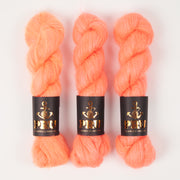 Punk Rock Unicorn MOE - MELONEON Kid Mohair Silk Lace neon coral Yarn