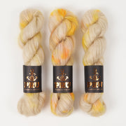 Punk Rock Unicorn MOE - ORANGE OATS Kid Mohair Silk Lace beige Yarn