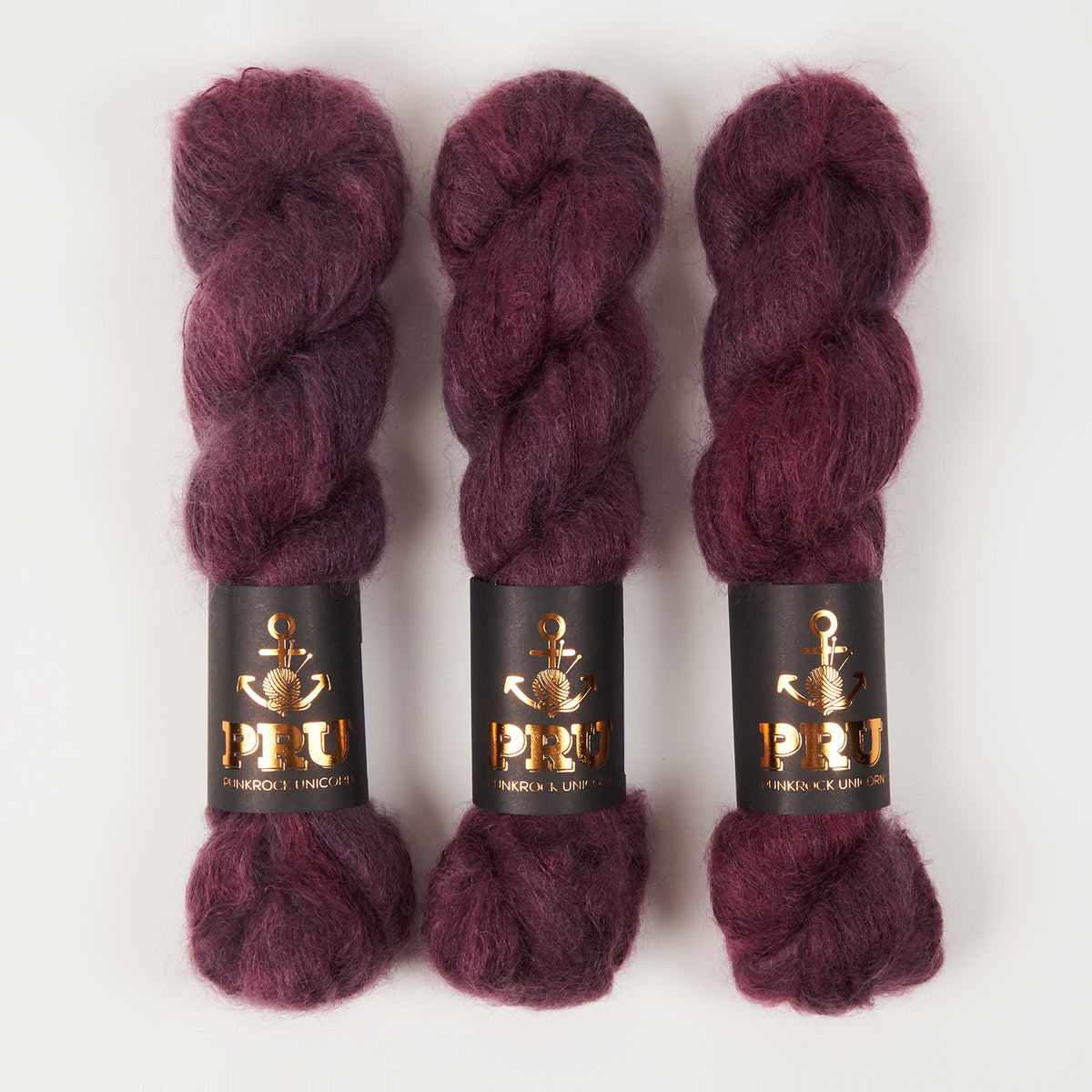 Punk Rock Unicorn MOE - OX Kid Mohair Silk Lace red Yarn
