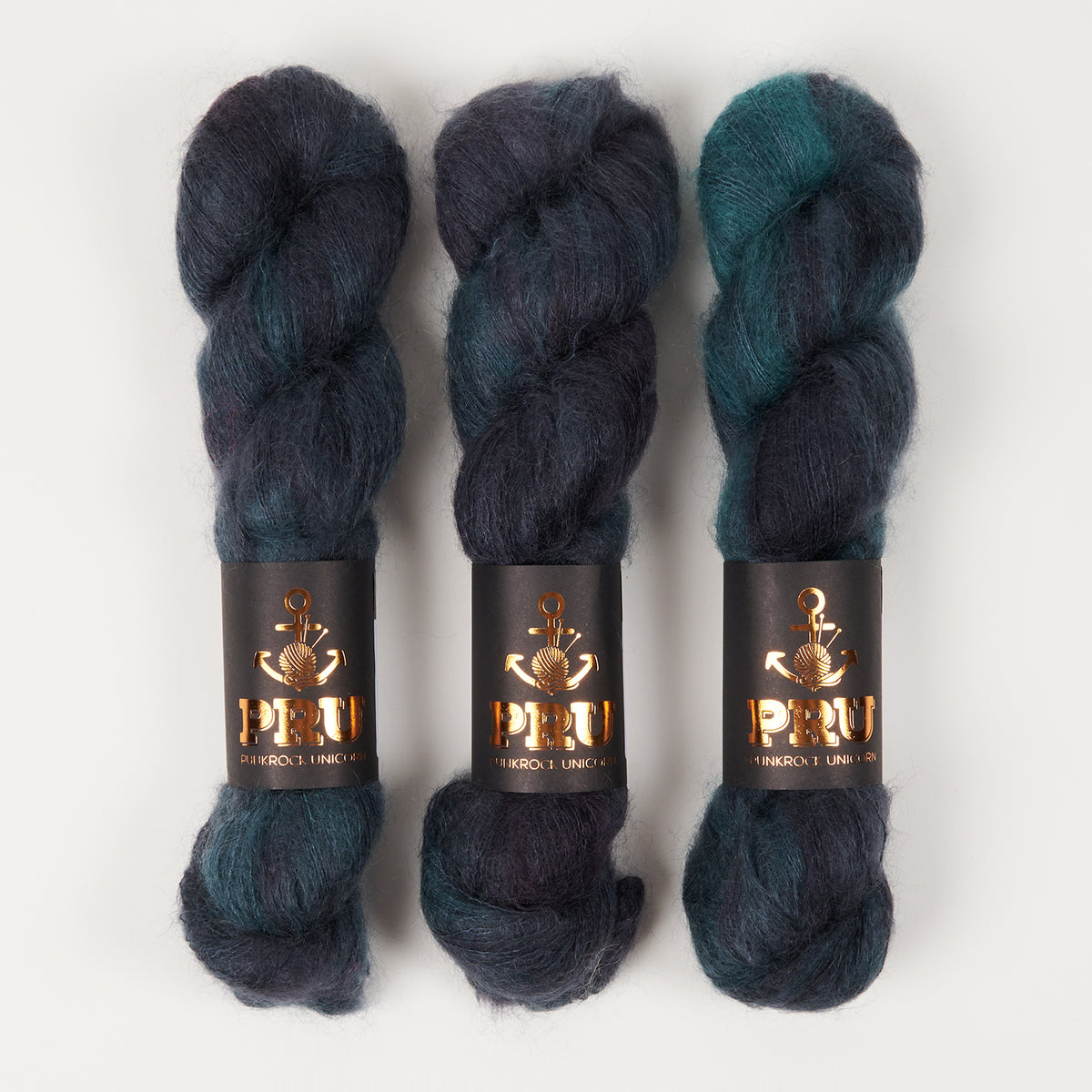 Punk Rock Unicorn MOE - PACIFIC Kid Mohair Silk Lace blue Yarn