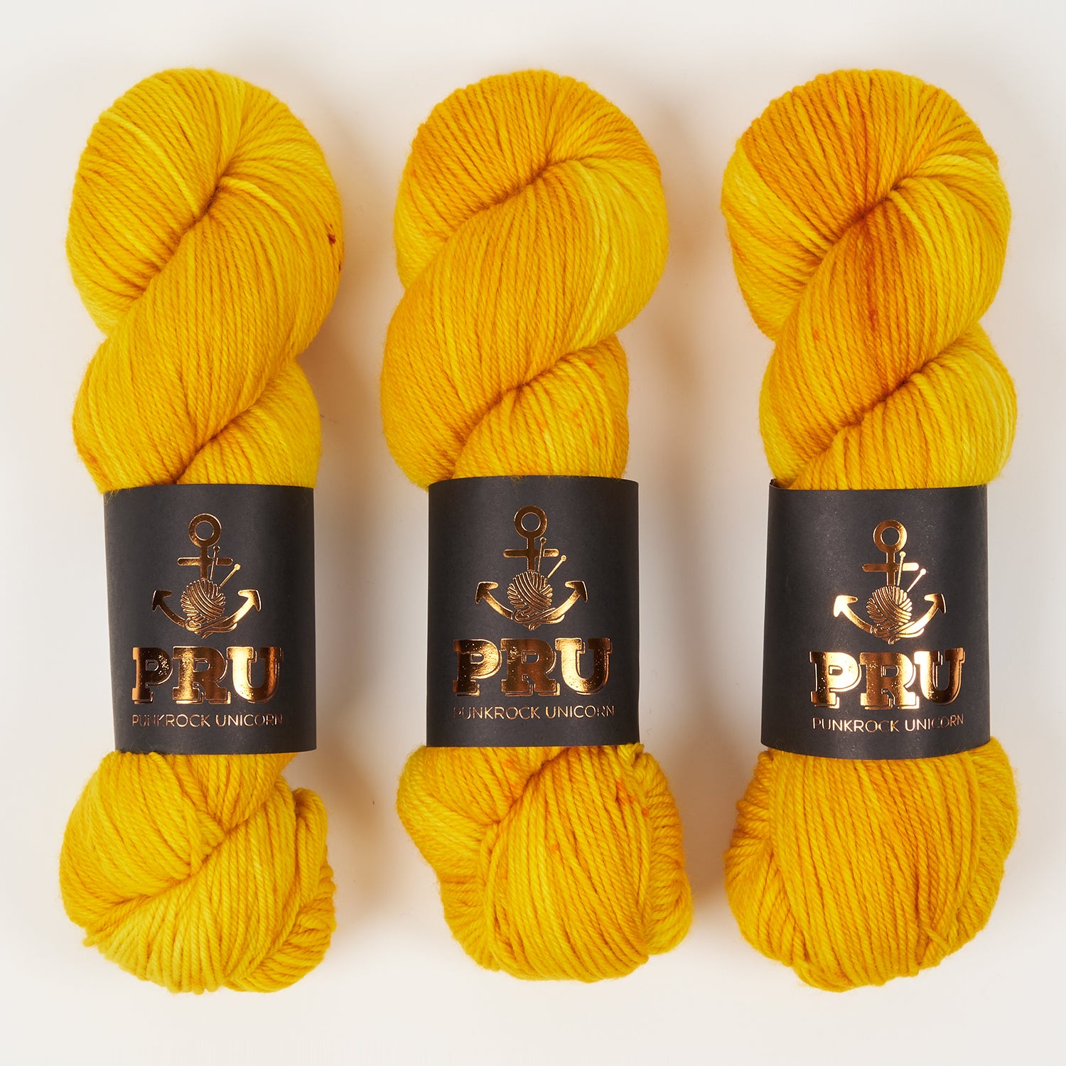 Punk Rock Unicorn SOUL DK - ARNICA Merino wool Nylon DK Sock yellow Yarn