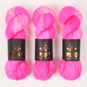 Punk Rock Unicorn SOUL DK - COSMEA Merino wool Nylon DK Sock fuchsia Yarn