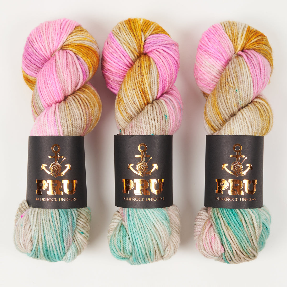 Punk Rock Unicorn SOUL DK - FESTIVAL Merino wool Nylon DK Sock multicolour Yarn