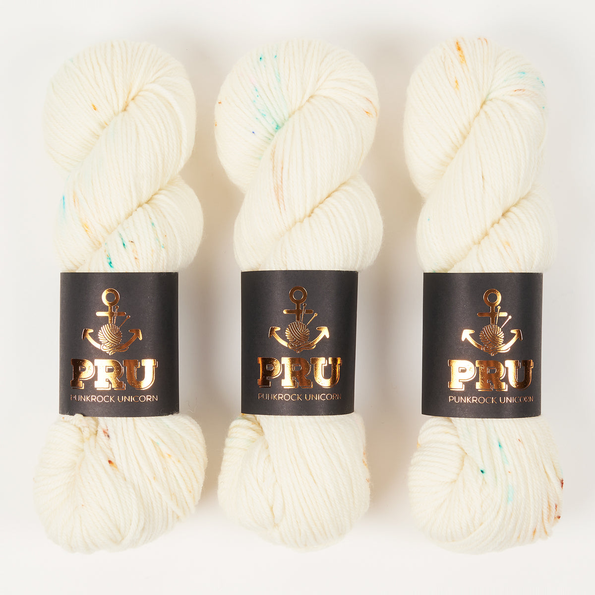 Punk Rock Unicorn SOUL DK - GOA LIGHT Merino wool Nylon DK Sock cream white Yarn