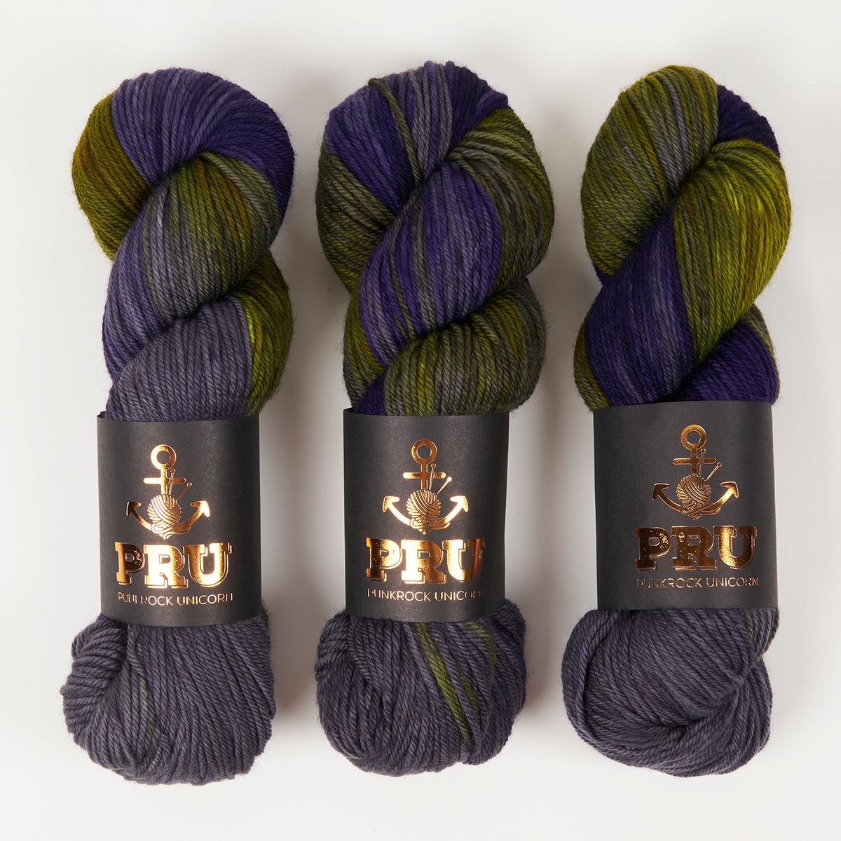 Punk Rock Unicorn SOUL DK - HAUNTED HOUSE Merino wool Nylon DK Sock multicolour Yarn
