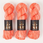 Punk Rock Unicorn SOUL DK - PEACHY BLOSSOM Merino wool Nylon DK Sock coral Yarn