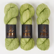 Punk Rock Unicorn SOUL - GUACAMOLE Merino wool Nylon Fingering  Sock green Yarn