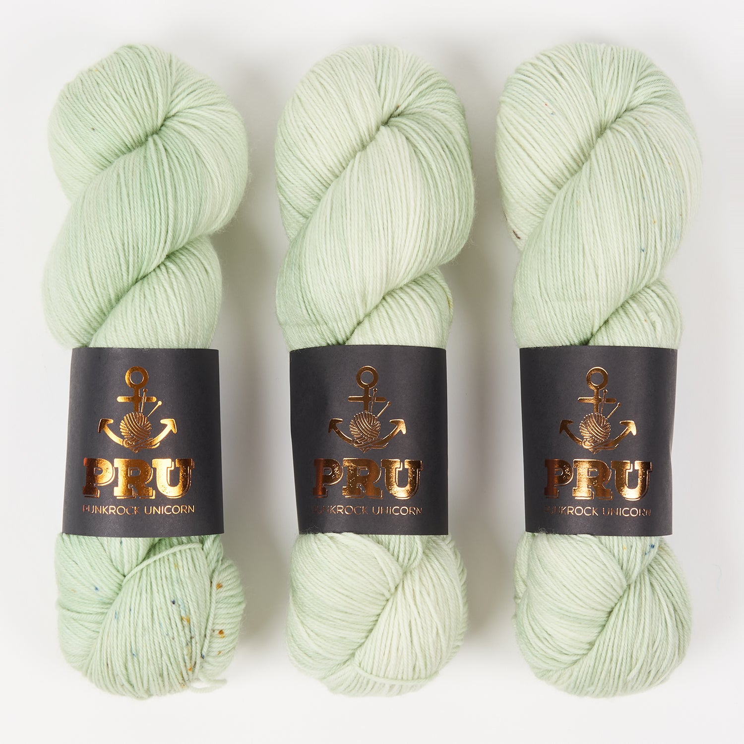 Punk Rock Unicorn SOUL - PISTACHIOOO Merino wool Nylon Fingering  Sock green Yarn