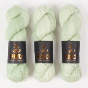 Punk Rock Unicorn SOUL - PISTACHIOOO Merino wool Nylon Fingering  Sock green Yarn