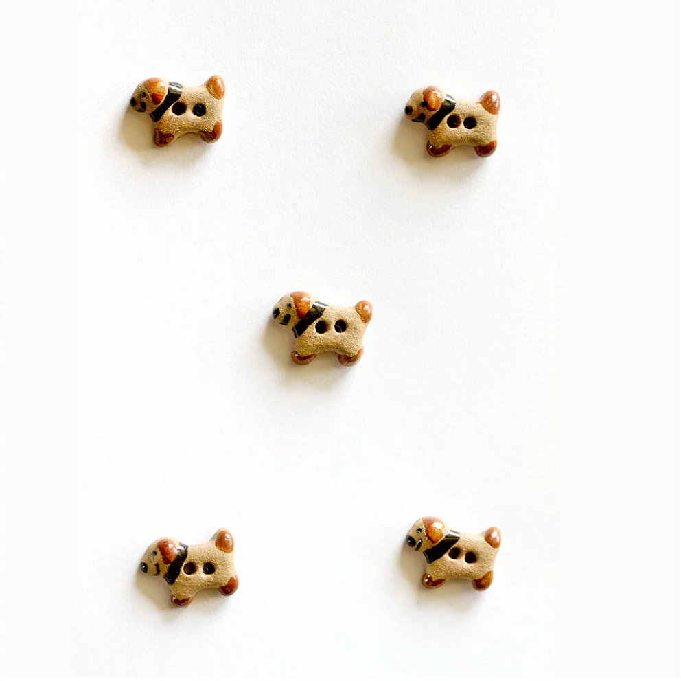 Incomparable Buttons PUPPY DOG BUTTONS Button