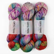 Qing Fibre QING YAK SINGLES - HARAJUKU Merino wool Yak Silk Fingering rainbow Yarn