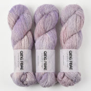 Qing Fibre MELTED BABY SURI - ATMOSPHERE Alpaca Merino wool Silk purple Yarn