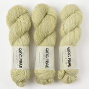 Qing Fibre MELTED BABY SURI - BANANA TREE Alpaca Merino wool Silk green Yarn
