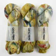 Qing Fibre MELTED BABY SURI - EILISH Alpaca Merino wool Silk Sport multicolour yellow Yarn