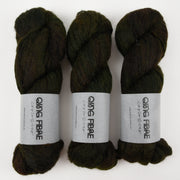 Qing Fibre MELTED BABY SURI - MOSS Alpaca Merino wool Silk Sport Yarn