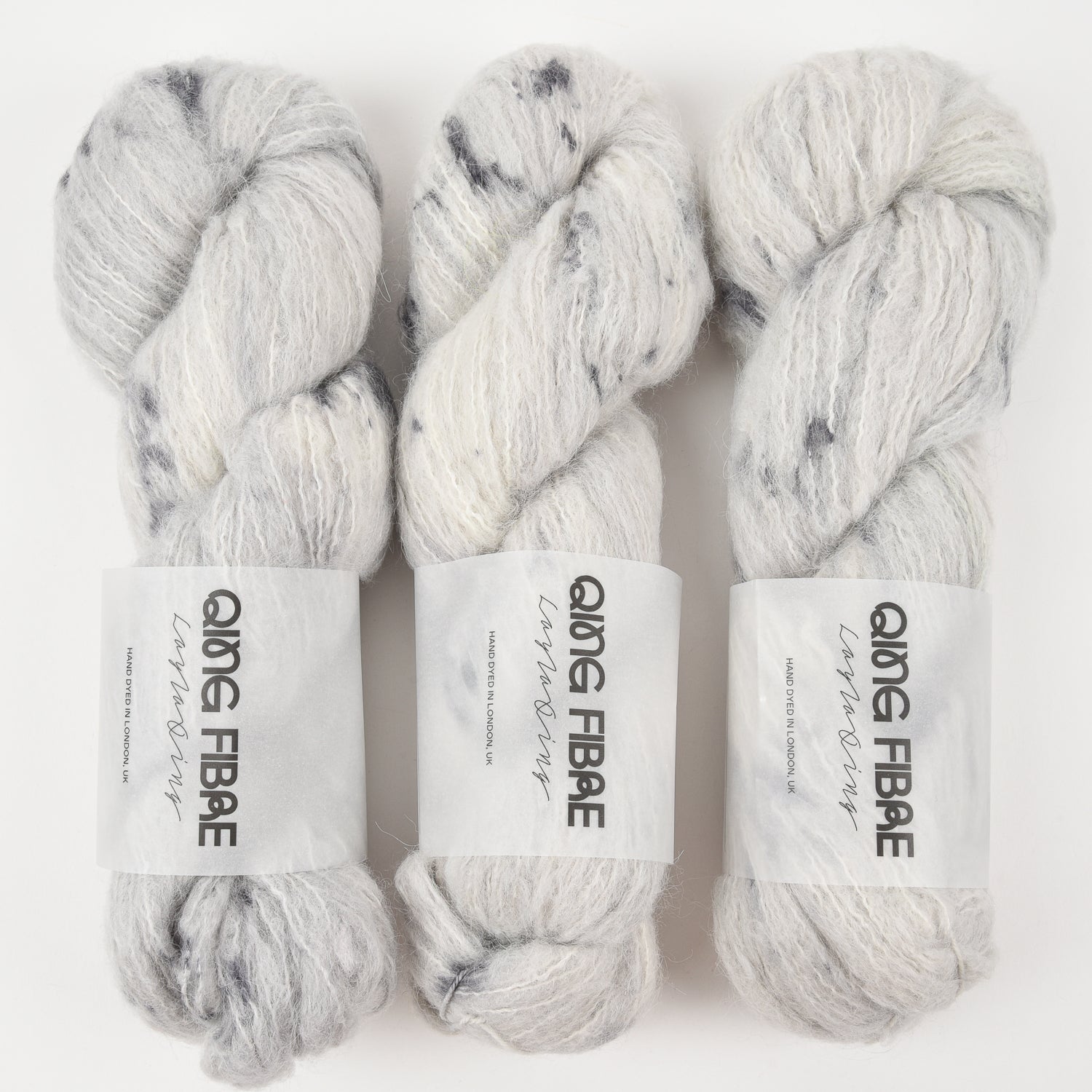 Qing Fibre MELTED BABY SURI - PLATINUM Yarn