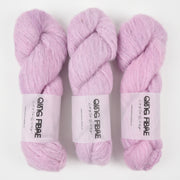 Qing Fibre MELTED BABY SURI - THISTLE Alpaca Merino wool Silk Sport pink Yarn