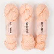Qing Fibre DASHING SASSY - PEACHY Merino wool Fingering peach Yarn