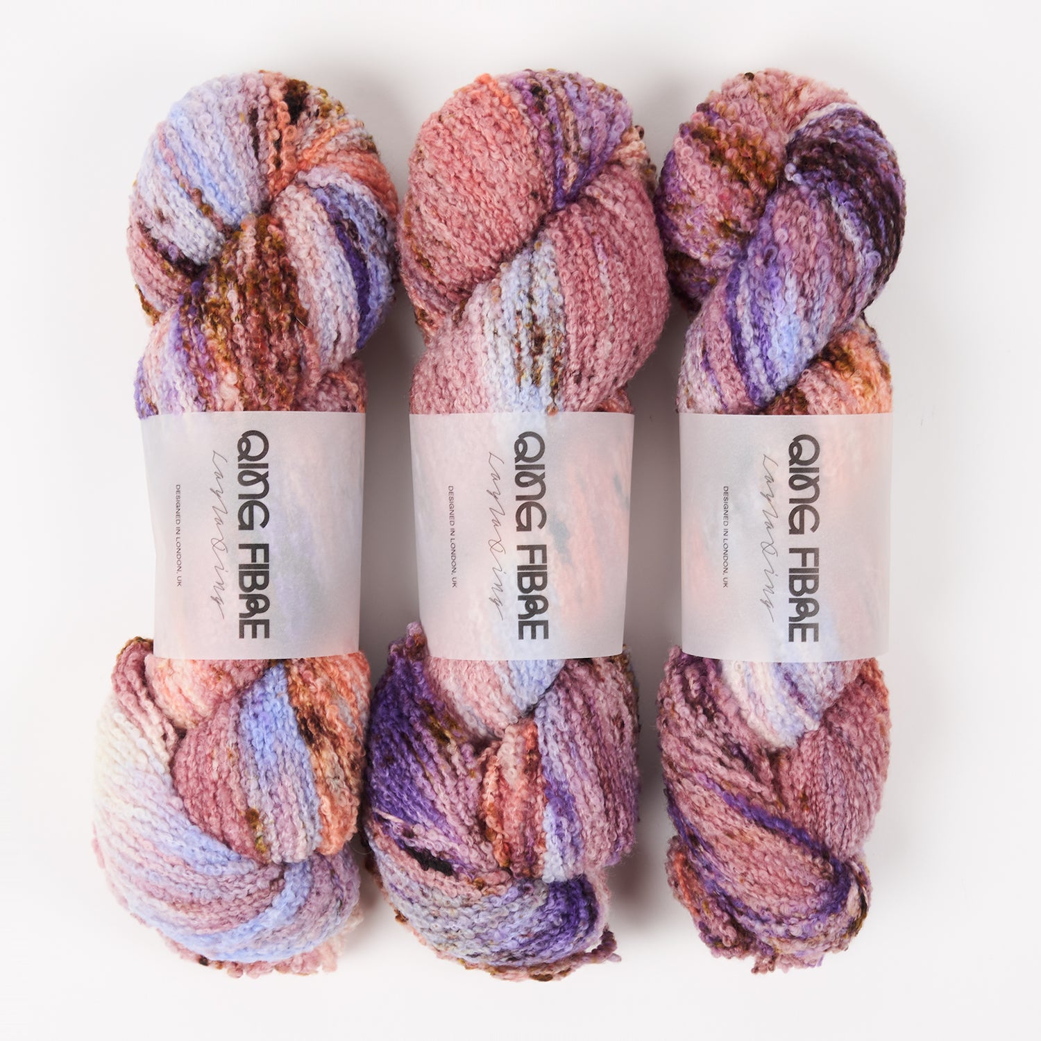 Qing Fibre TEDDY - AMOUR Merino wool DK multicolour Yarn