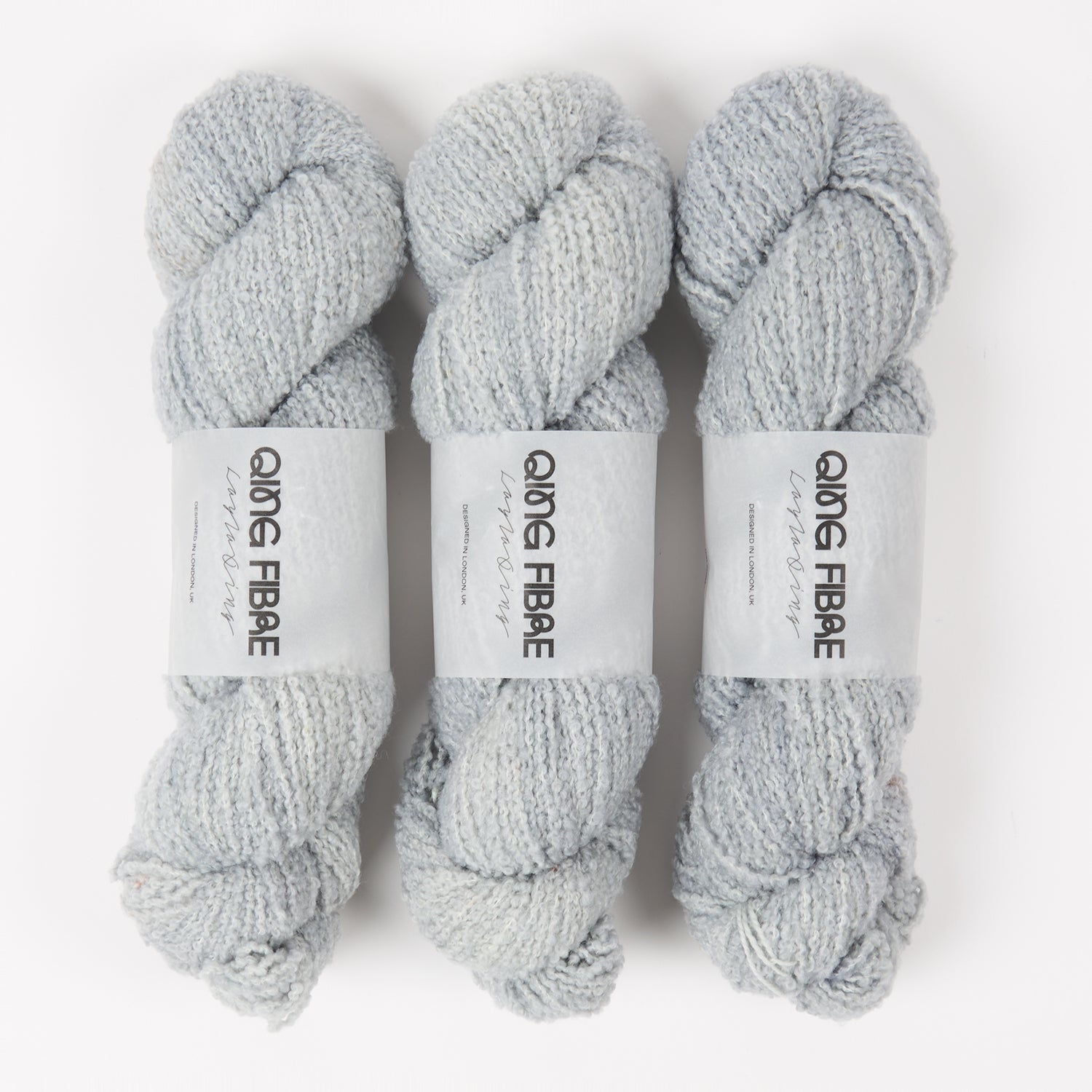 Qing Fibre TEDDY - BACKROOMS Merino wool DK grey Yarn